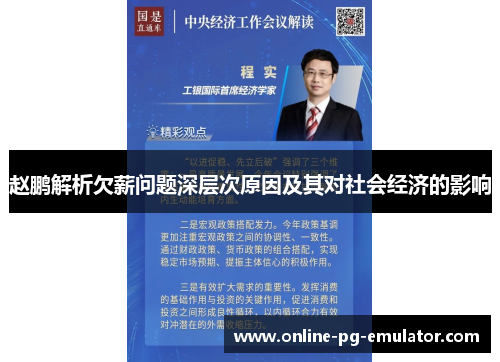 赵鹏解析欠薪问题深层次原因及其对社会经济的影响